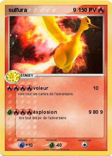 Pokemon sulfura                              9  