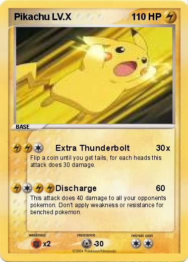 Pokemon Pikachu LV.X