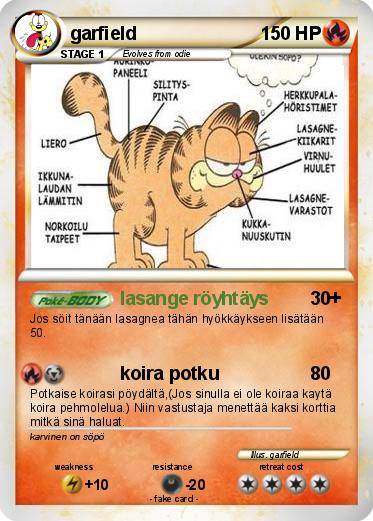 Pokemon garfield