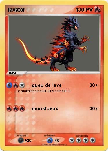 Pokemon lavator