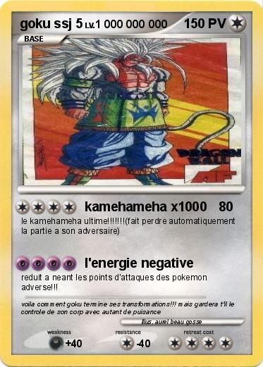 Pokemon goku ssj 5