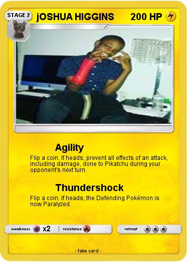 Pokemon jOSHUA HIGGINS