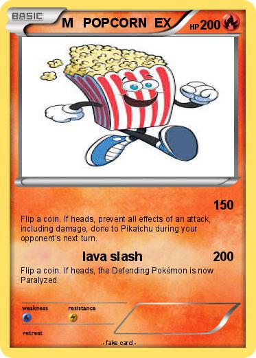 Pokemon M   POPCORN  EX