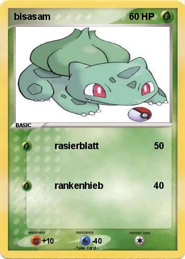 Pokemon bisasam