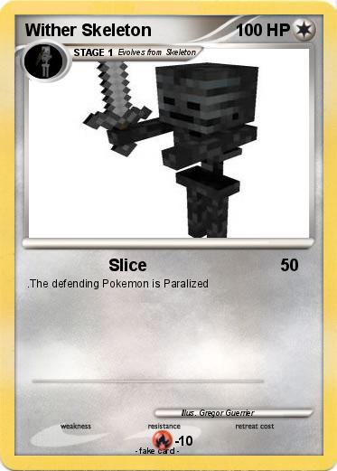 Pokemon Wither Skeleton