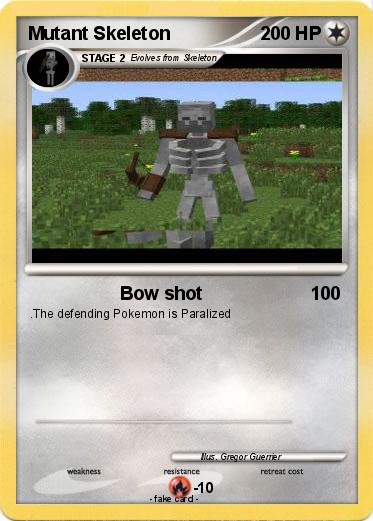 Pokemon Mutant Skeleton