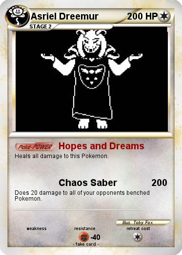 Pokemon Asriel Dreemur
