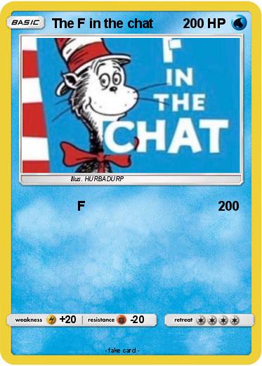 Pokemon The F in the chat