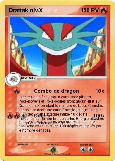 Pokemon Drattak niv.X