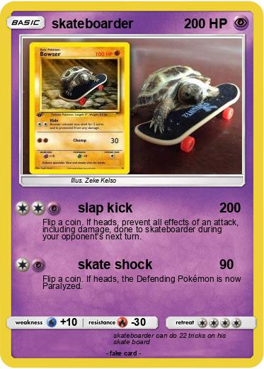 Pokemon skateboarder