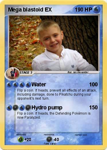 Pokemon Mega blastoid EX