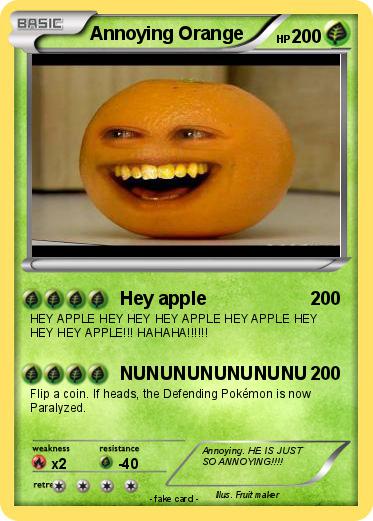 Pokemon Annoying Orange