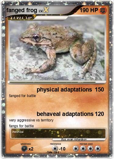 Pokemon fanged frog