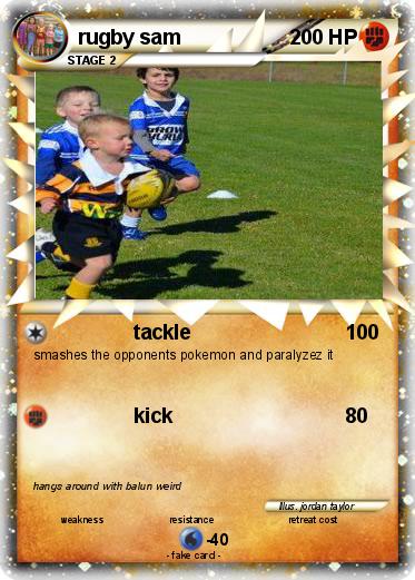 Pokemon rugby sam
