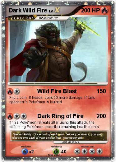 Pokemon Dark Wild Fire