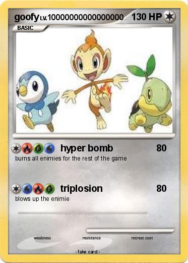 Pokemon goofy