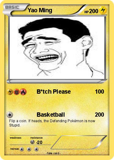 Pokemon Yao Ming