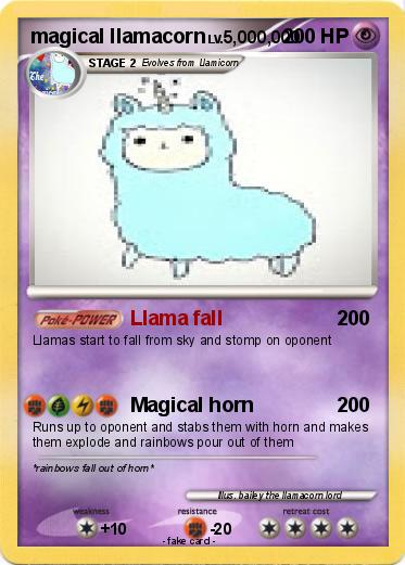 Pokemon magical llamacorn