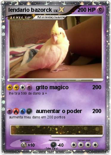 Pokemon lendario bazorck