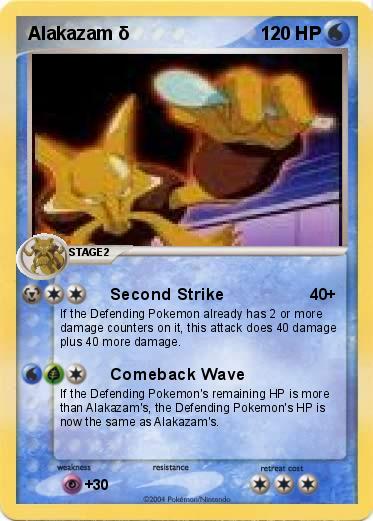 Pokemon Alakazam δ