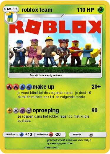 Pokemon roblox team
