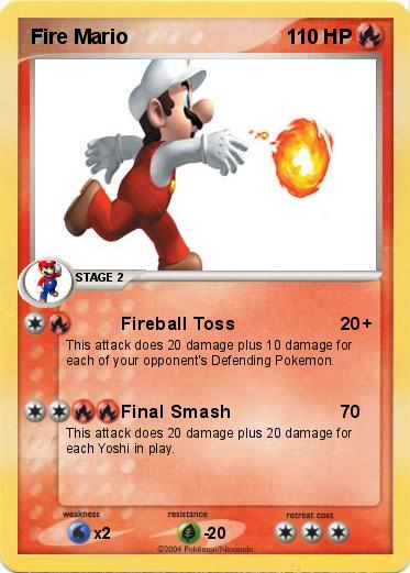 Pokemon Fire Mario