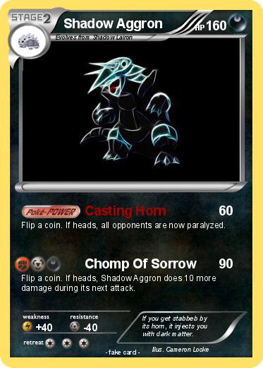 Pokemon Shadow Aggron