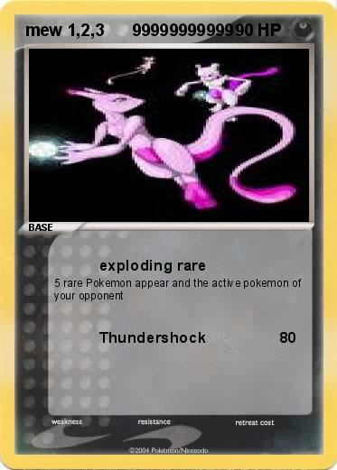 Pokemon mew 1,2,3      99999999999
