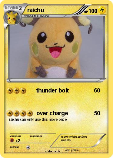 Pokemon raichu