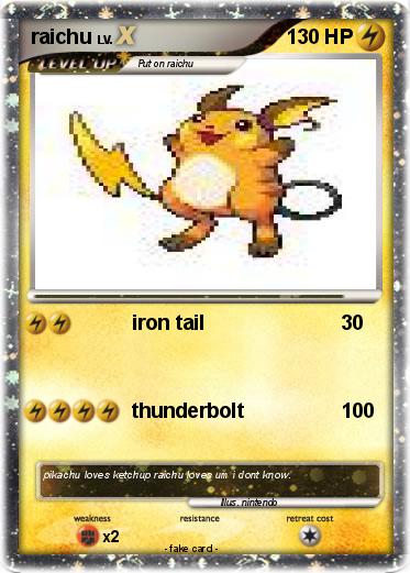 Pokemon raichu