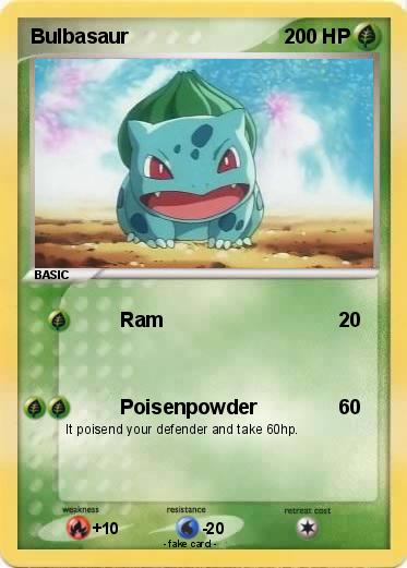 Pokemon Bulbasaur