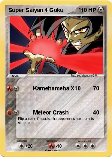 Pokemon Super Saiyan 4 Goku