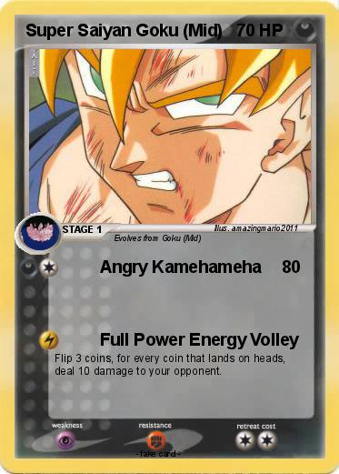 Pokemon Super Saiyan Goku (Mid)