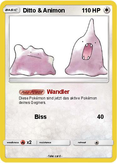 Pokemon Ditto & Animon