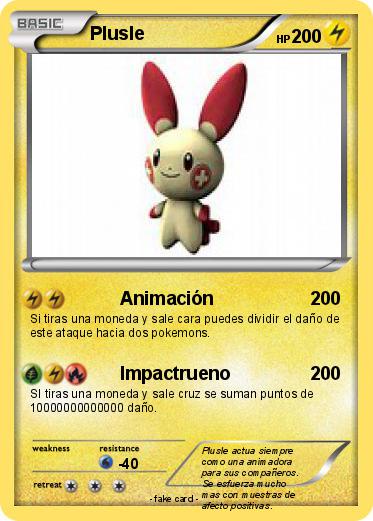 Pokemon Plusle