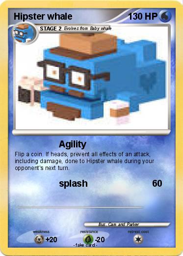 Pokemon Hipster whale