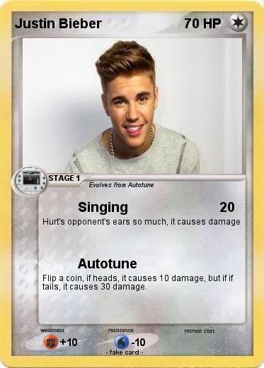 Pokemon Justin Bieber