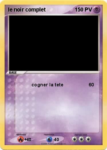 Pokemon le noir complet