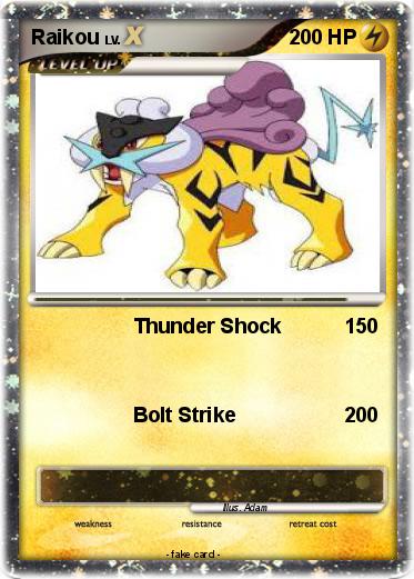 Pokemon Raikou