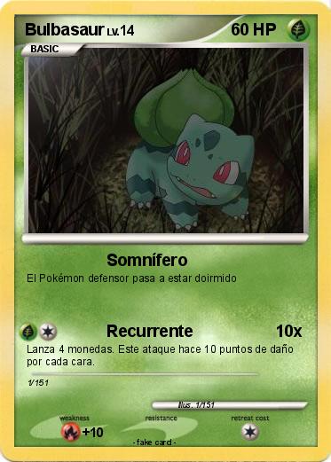 Pokemon Bulbasaur