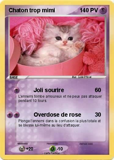 Pokemon Chaton trop mimi