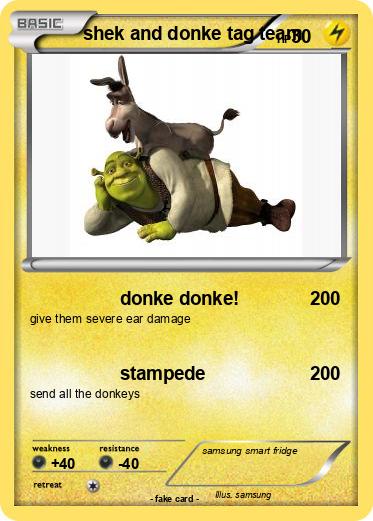 Pokemon shek and donke tag team