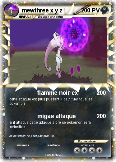 Pokemon mewthree x y z