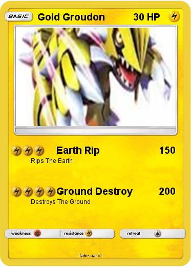 Pokemon Gold Groudon