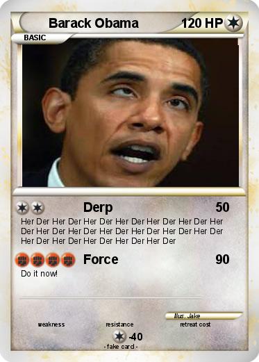 Pokemon Barack Obama