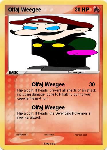 Pokemon Olfaj Weegee
