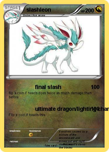Pokemon slashleon