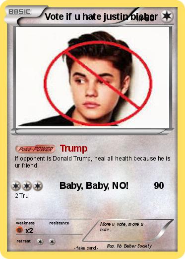 Pokemon Vote if u hate justin bieber