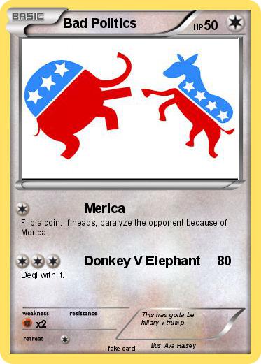 Pokemon Bad Politics