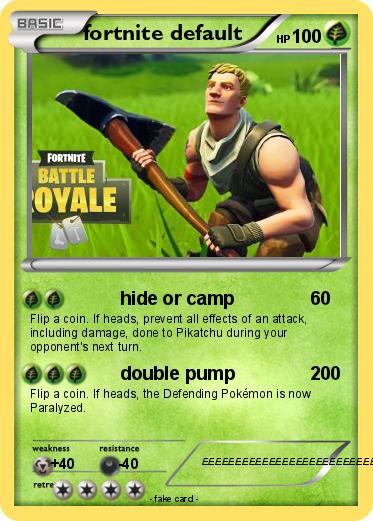 Pokemon fortnite default